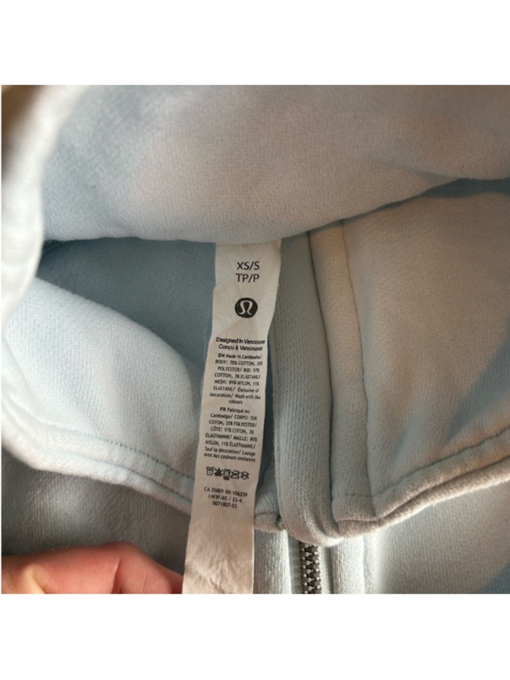 Lululemon Half-Zip Scuba Oversized Hoodie Pullover - Picture 2 of 4